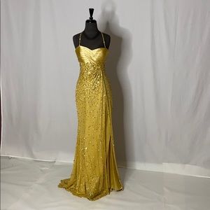 Gold Prom Gown